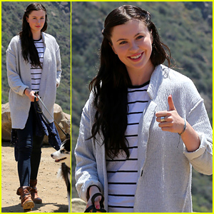 Ireland Baldwin Goes For a Hike with Her Super Cute Pup!