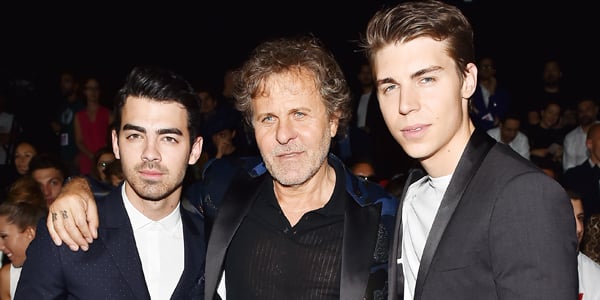 Joe Jonas & Nolan Gerard Funk Buddy Up At Dsquared2 Fashion Show!