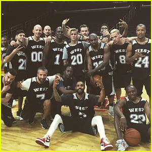 Justin Bieber Plays Basketball at Kanye West's Staples Center Birthday Bash!
