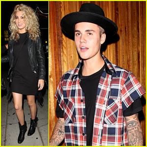 Justin Bieber Celebrates with Tori Kelly at Her Album Release Party!