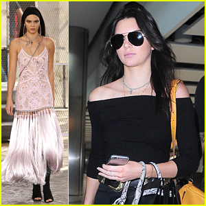 Kendall Jenner Walks In Givenchy Men's Fashion Show in Paris - See The Pics!