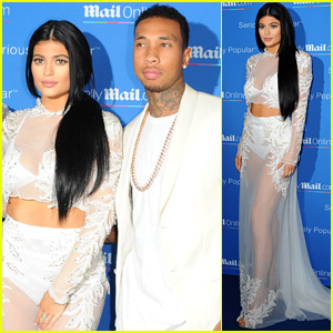 Kylie Jenner Brings Boyfriend Tyga to Cannes Party With Sister Kim Kardashian