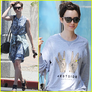 Lily Collins Shows Her Colors At LA Pride