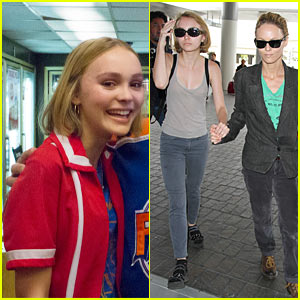 Lily-Rose Depp Heads Out of L.A. with Mom Vanessa, New 'Yoga Hosers' Stills