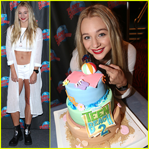 Mollee Gray Celebrates 'Teen Beach 2' at Planet Hollywood With The Coolest Cake Ever