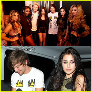 Louis Tomlinson & Niall Horan Hang with the Fifth Harmony Gals!