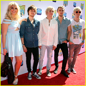 R5 Supports Ross Lynch at the 'Teen Beach 2' Premiere