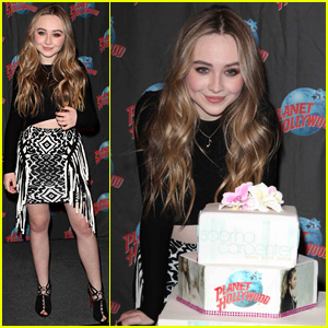Sabrina Carpenter Brings a Big Crowd of Fans to Planet Hollywood in NYC