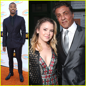 Taylor Spreitler Fangirled After Meeting Sylvester Stallone at Lupus LA Orange Ball