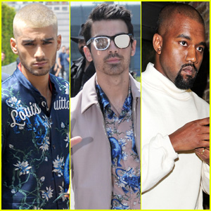 Zayn Malik, Joe Jonas, & Kanye West Make the Perfect Paris Fashion Week Trio!