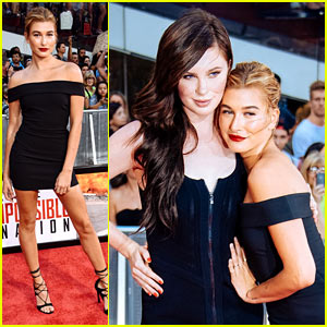 Hailey Baldwin Joins Cousin Ireland at 'Mission: Impossible' NYC Premiere!