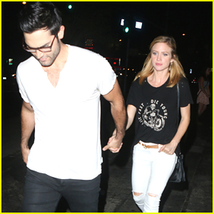 Brittany Snow & Tyler Hoechlin Make It A Date Night at Pink Taco