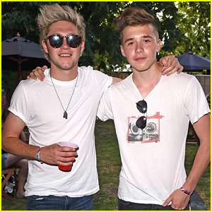 Brooklyn Beckham Hangs Out With Niall Horan at New Look Wireless Festival 2015