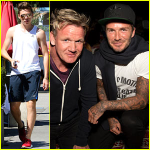 Brooklyn Beckham Goes to Soul Cycle with Jack Ramsay