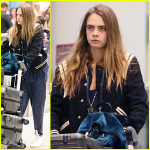 Cara Delevingne Gets Back to Work on 'Suicide Squad' With Joel Kinnaman