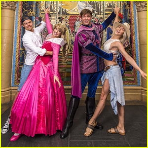 Derek & Julianne Hough Dance With Princess Aurora & Prince Phillip at Magic Kingdom