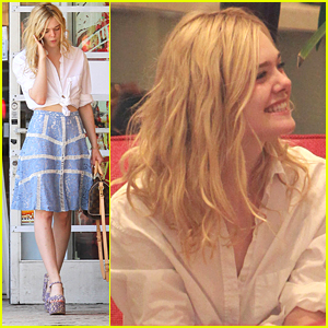 Elle Fanning Goes Shoe Shopping With Mom Joy After July 4th Weekend