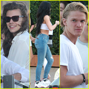Harry Styles & Cody Simpson Party It Up for the 4th!