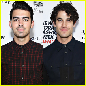 Joe Jonas & Darren Criss Bring Their Good Looks to New York Men's Fashion Week!