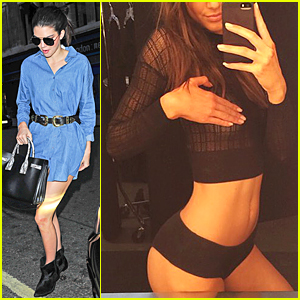 Kendall Jenner Flaunts Toned Abs & Undies on Independence Day
