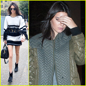 Kendall Jenner Flirts With Fringe While Checking Out A Warhol Exhibit In London