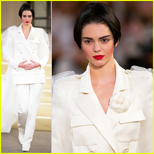 Kendall Jenner Is The Bride for Karl Lagerfeld at Paris Fashion Week!