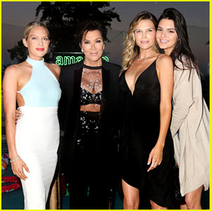 Kendall Jenner & Mom Kris Step Out at Amazon Prime Summer Soiree!