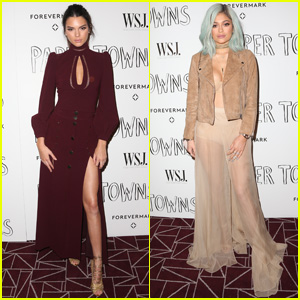 Kendall Jenner Gets Dressy for 'Paper Towns' Screening With Sister Kylie