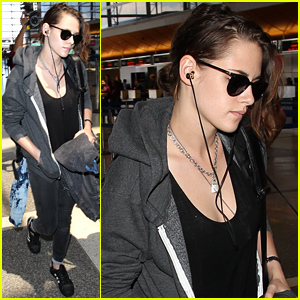 Kristen Stewart Flies the Skies on Sunday | Kristen Stewart | Just ...