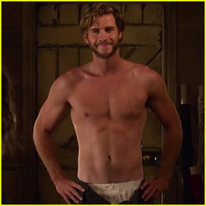 Liam Hemsworth Strips Down Shirtless in 'The Dressmaker' Trailer - Watch Now!