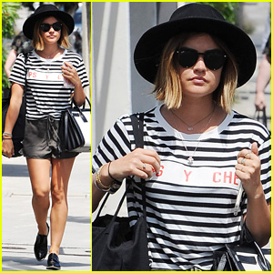 Lucy Hale Goes Shopping After Returning Home From Hawaiian Vacation
