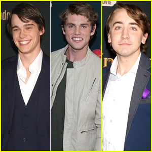 Mitchell Hope, Jedidiah Goodacre & Zachary Gibson Lay On The Charm At 'Descendants' Premiere
