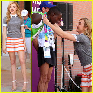 Peyton List Hands Out Gold Medals at Special Olympics 2015!