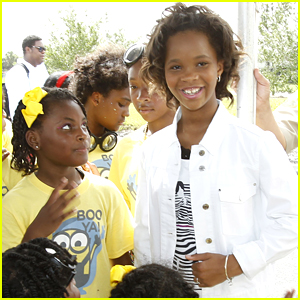 Quvenzhane Wallis Meets Fans At Essence Festival Day of Service 2015