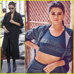 Selena Gomez Bares Some Midriff for adidas NEO Label's Fall 2015 Campaign