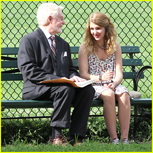Sophie Nlisse Finds 'The History Of Love' With Derek Jacobi in Central Park