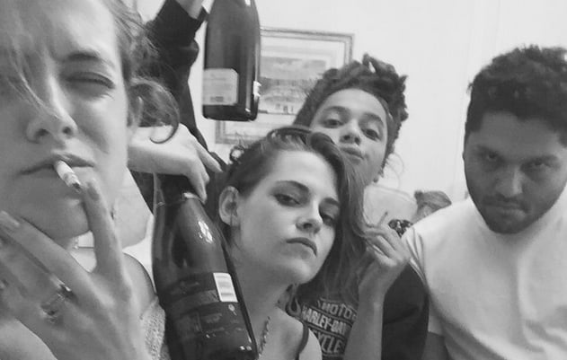 Kristen Stewart Spends Time with Friends in Paris Before Fashion Week!