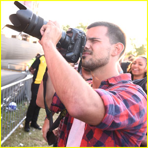 Taylor Lautner Shows How Big of a David Guetta Fan He Is
