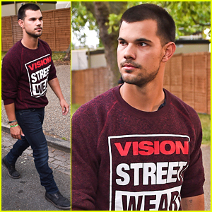 Taylor Lautner Checks Out Wireless Festival In London