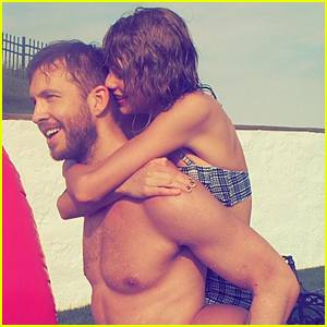 Taylor Swift & Shirtless Calvin Harris Look So In Love During July 4th Weekend!
