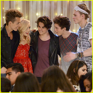 The Vamps Are Playing The School Dance at Emma's School on 'Jessie' - Sneak Peek Pics!