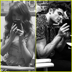 Zac Efron & Anna Kendrick Snap Stealthy Pics Of Each Other On 'Mike & Dave' Set