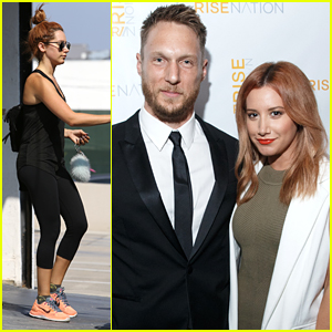 Ashley Tisdale Hits Up Rise Nation's Grand Opening Event