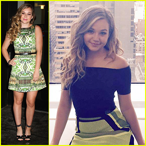 Brec Bassinger Heads To The Big Apple For 'Bella & The Bulldogs' Promo