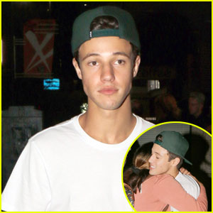 Cameron Dallas is Fan-Friendly at Dinner in Hollywood