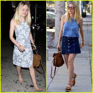 Dakota Fanning Enjoys a Girls' Night Out With Friends in L.A.