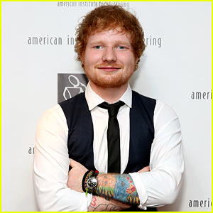 Ed Sheeran Debuts Lion Chest Tattoo with Shirtless Photo!