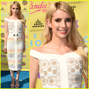 Emma Roberts Arrives in Style for Teen Choice Awards 2015!
