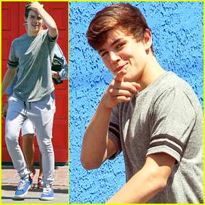 Hayes Grier Hits Dance Studio For 'DWTS' Practice