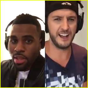 Jason Derulo Sings 'Want to Want Me' with Luke Bryan - Watch Now!